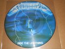 METALLICA  -- RIDE THE LIGHTNING -- UK PICTURE DISC LP -- No Bar Code -- EX+