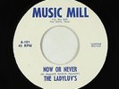Girl Group Psych 45 - Ladyluv's - Now Or Never - Music Mill - VG++ obscure