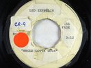 Rock 45 - Led Zeppelin - Whole Lotta Love - Specialty - s/sided test pressing