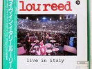 LOU REED LIVE IN ITALY RCA RPL3046 JAPAN OBI PROMO VINYL 2LP