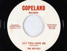 Garage Soul/Mod Inst. 45 - Royals - Say You Love Me - Copeland