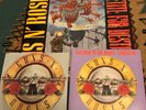 GUNS N ROSES 1 LP 2 45S APPETITE FOR DESTRUCTION SWEET CHILD WELCOME TO THE JUNG