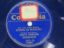 Eddy's Hawaiian Serenaders - COLUMBIA 1631-D - Down in Waikiki