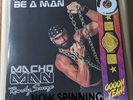 MACHO MAN RANDY SAVAGE Be A Man Vinyl LP Black White Swirl / 300