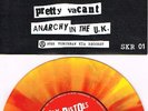 SEX PISTOLS - PRETTY VACANT / ANARCHY IN THE UK GUITAR HERO SPLATTER VINYL 7
