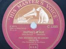 Paul Whiteman Gershwin Piano Rhapsody In Blue HMV A30173 C1395 Norway 78 RPM EX