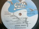 Judas Priest LP Sad Wings Of Destiny UK Gull 1st Press INCREDIBLE VINYL 
