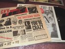 GUNS N' ROSES GN'R LIES LP CENSORED INNER SLV HYPE DECAL 1988 GEFFEN VG+