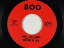 Northern Soul 45 - Brothers Of Soul - Hurry, Don't Linger - Boo - VG+