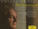 classical 4LP box set:BEETHOVEN/FUNF KLAVIERKONZERTE/KEMPFF/DGG tulip/excellent