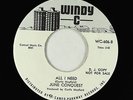 Crossover Soul 45 - June Conquest - All I Need - Windy C - VG+