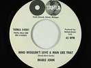 Northern Soul R&B 45 - Mable John - Who Wouldn't Love A Man - Tamla (1963) - VG+