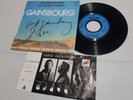 serge Gainsbourg autographe vinyl AUX ARMES ET CAETERA signé live ticket concert