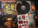 IRON MAIDEN Piece Of Mind 1983 JAPAN PROMO LP w/ OBI Poster & Promo Sticker