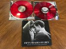 Fifty Shades of Grey Soundtrack HTF TRANSLUCENT RED vinyl records RARE NEW
