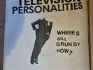 TV Television Personalities - Where's Billy Grundy Now? EP 1978 White Label Punk