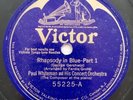 Rhapsody in Blue, Paul Whiteman 78 rpm Orig 12