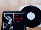 SID VICIOUS-SID VICIOUS LIVE LP-PUNK SEX PISTOLS CLASH RAMONES DAMNED-WHITE LBL