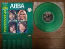 ABBA Love Sounds Special 1982 JAPAN LP w/ OBI Green Color Disc DSP-3027