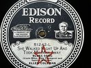 EDISON BLUES 78: ELLEN COLEMAN ’SHE WALKED RIGHT UP...' EDISON DIAMOND DISC EE+