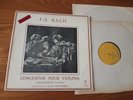 BACH : Violin Concertos / M.FRASCA COLOMBIER-L.GARNIER 2LP CND 51-52 STEREO EX+