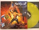 Manowar WARRIORS OF THE WORLD Yellow Vinyl LP 2002 Ltd. 500