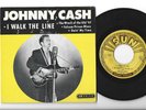 ROCKABILLY  E.P. 45 -w PIC COVER - JOHNNY CASH - I WALK THE LINE- HEAR  1958 SUN