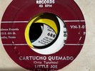 Latin 45 Tejano Chicano Valmon Little Joe Latinaires Cartucho Quemado Polka VG+