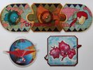 THOMPSON TWINS - 5 X SHAPED PICTURE DISCS - 