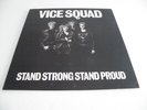 VICE SQUAD  'STAND STRONG STAND PROUD' LP UK EMI / RIOT CITY 1982 PICTURE INNER