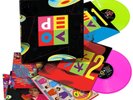 DEVO LP x 2  Smooth Noodle Maps BRAIN DRAIN NEON PINK + GRN + MP3 + Poster +C