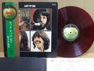 The Beatles / Let It Be, Rare Japan Orig. LP  w/Apple OBI & Insert RED WAX
