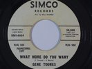 Northern Soul 45 GENE TOONES What More Do You Want/How It Feels on Simco promo