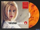 CHRISTINA AGUILERA Self Titled LP on ORANGE/RED SWIRL VINYL Sealed NEW colored
