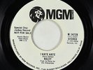 70s Soul 45 - Razzy - I Hate Hate - MGM - VG+ promo