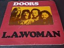 The Doors LA Woman LP UK Genuine 1st Press  WINDOW/YELLOW INNER [Ex+/Vg] CRACKER