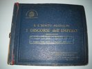 MUSSOLINI I DISCORSI DELL'IMPERO RACCOLTA 12 DISCHI 78 GIRI  1936 E RACCOGLITORE