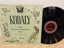 JANOS STARKER Kodaly Sonata For Unaccompanied Cello PERIOD LP SPLP 510 EX DG ORG