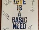 EMBRACE Love Is A Basic Need SIGNED Orange Vinyl LP Limited Edition Of 300 EX+