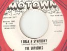 THE SUPREMES I Hear A Symphony  MOTOWN PROMO DETROIT NORTHERN SOUL USA 45