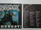 PARADOX HERESY RARE FIRST PRESSING 1989 IN EXCELLENT CONDITION