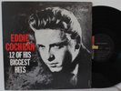 EDDIE COCHRAN “12 Of His Biggest Hits” LP (Liberty 3172, orig Mono) Rockabilly