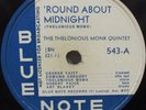 BLUE NOTE 543 Thelonious Monk Qnt 78 rpm JAZZ V+