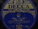 DECCA F.6899 Quintet Of The Hot Club Of France w/Django Reinhardt 78 rpm JAZZ V+