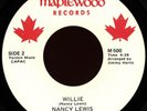 NANCY LEWIS Willie 45 Maplewood Rare 1970s Minnesota Funk Deep Soul Jimmy Jam