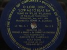 LIBRARY OF CONGRESS LC 248 Negro Convicts 78 rpm LOMAX FOLK/BLUES E