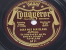 PRE WAR Country 78 Eldon Baker Wade Baker Dear Old Dixieland Conqueror 9111 VG+
