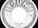 ROCKABILLY - KEN COOK - CRAZY BABY / BARBARA PITMAN - JAPAN Promo only REPRO 45'