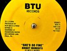 BRIGHT MOMENTS - She's So Fine - 12in RARE PHILLY DISCO FUNK;BTU