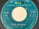 NORTHERN SOUL Laura Lee TO WIN YOUR HEART RCA Victor 45 rare Canadian pressing